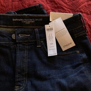 Chicos size 1P (US size 8 petite) Define Me Denim. Bought on final sale
